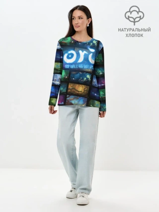 Лонгслив женский. Хлопок / Ori and the Will of the Wisps