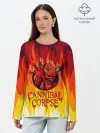 Лонгслив женский. Хлопок / Cannibal Corpse | Труп Канниба