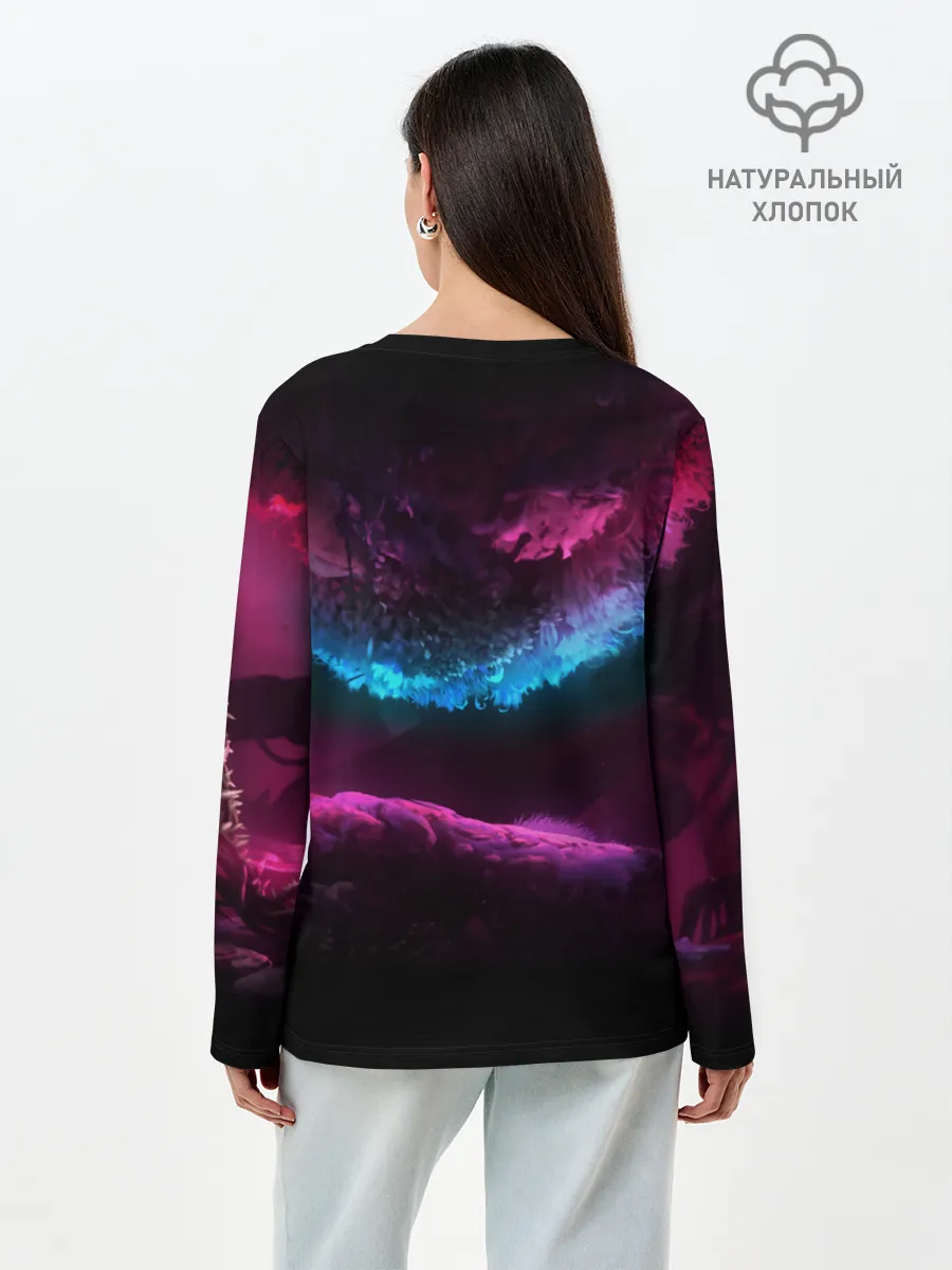 Лонгслив женский. Хлопок / Ori and the Will of the Wisps