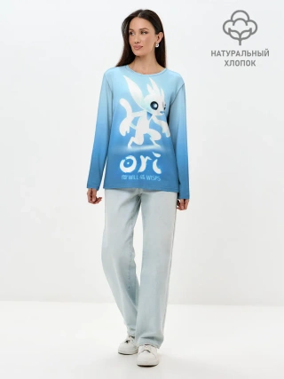 Лонгслив женский. Хлопок / Ori and the Will of the Wisps