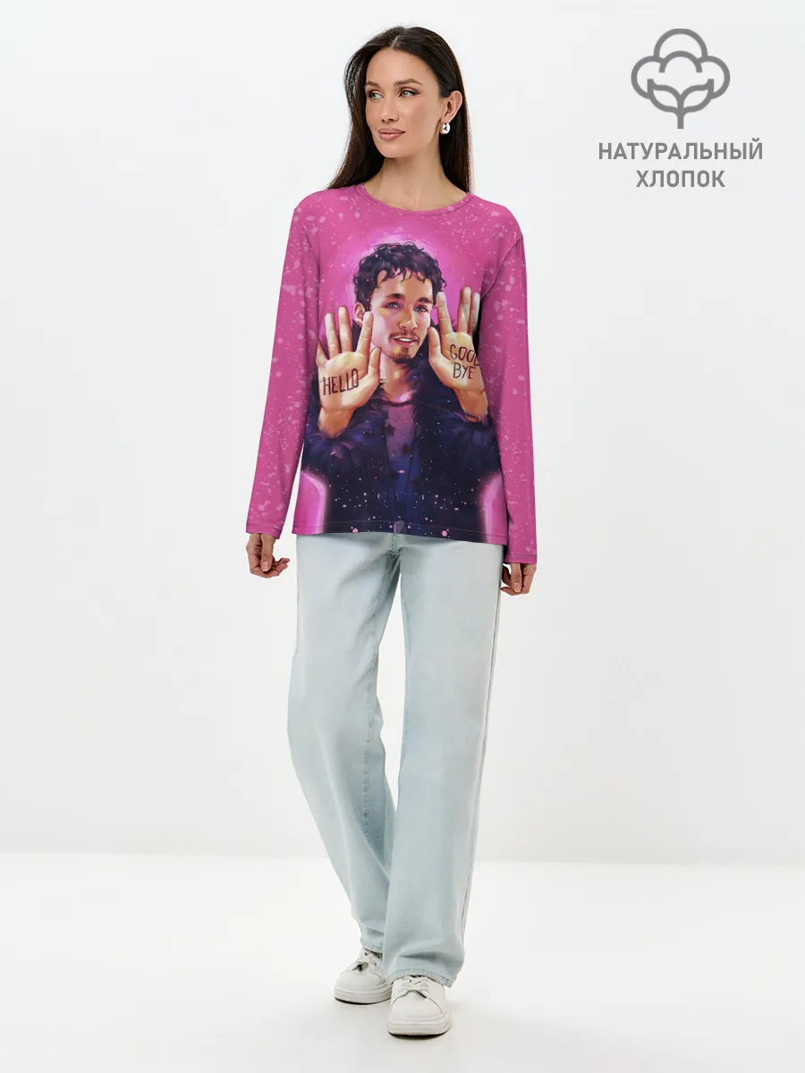 Лонгслив женский. Хлопок / Номер 4 | Академия Амбрелла