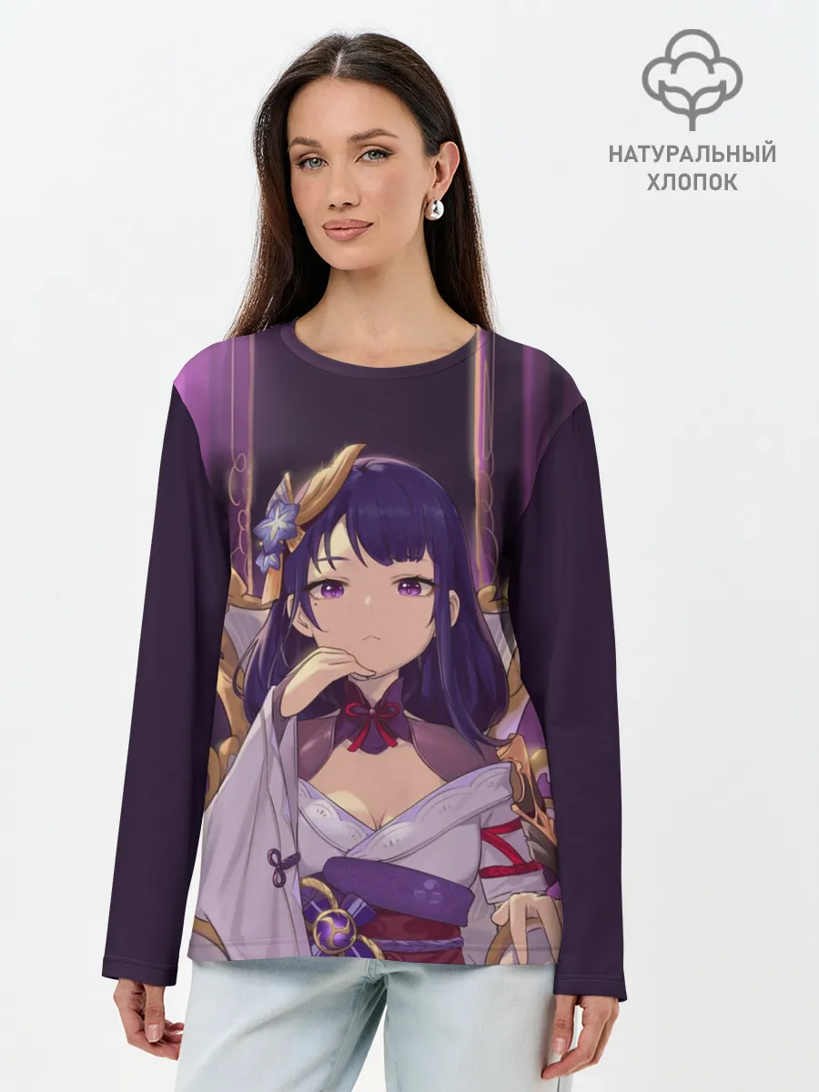 Лонгслив женский. Хлопок / БААЛ | BAAL | ГЕНШИН