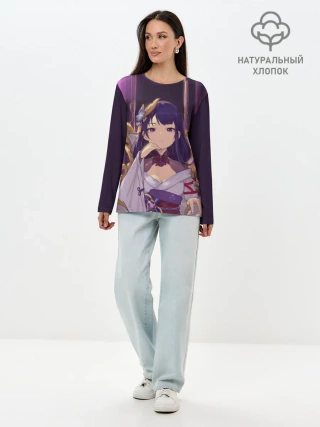 Лонгслив женский. Хлопок / БААЛ | BAAL | ГЕНШИН