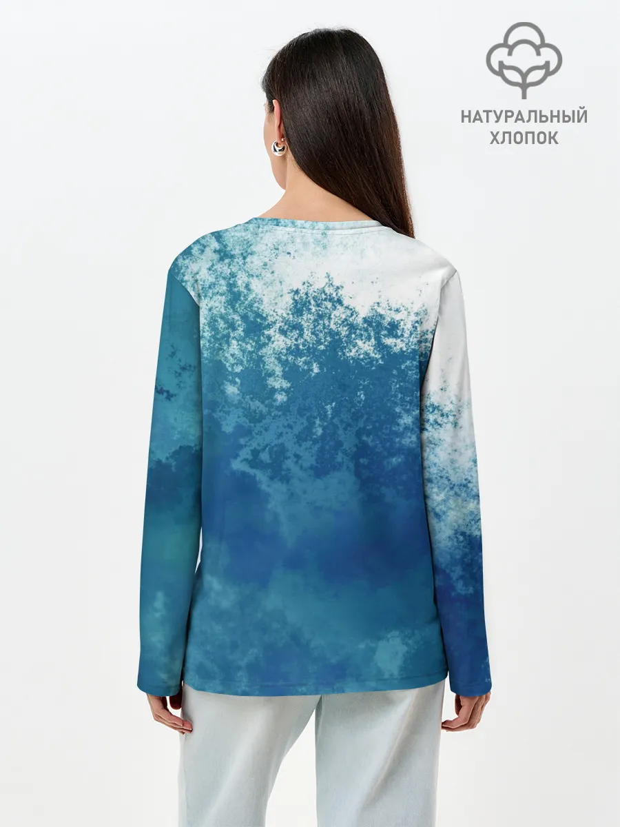 Лонгслив женский. Хлопок / Не хочу!