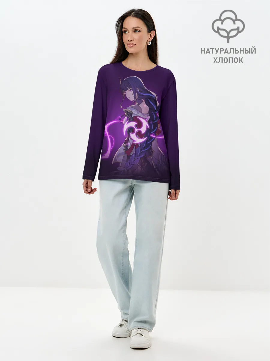 Лонгслив женский. Хлопок / БААЛ | BAAL | ГЕНШИН