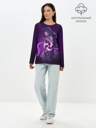 Лонгслив женский. Хлопок / БААЛ | BAAL | ГЕНШИН