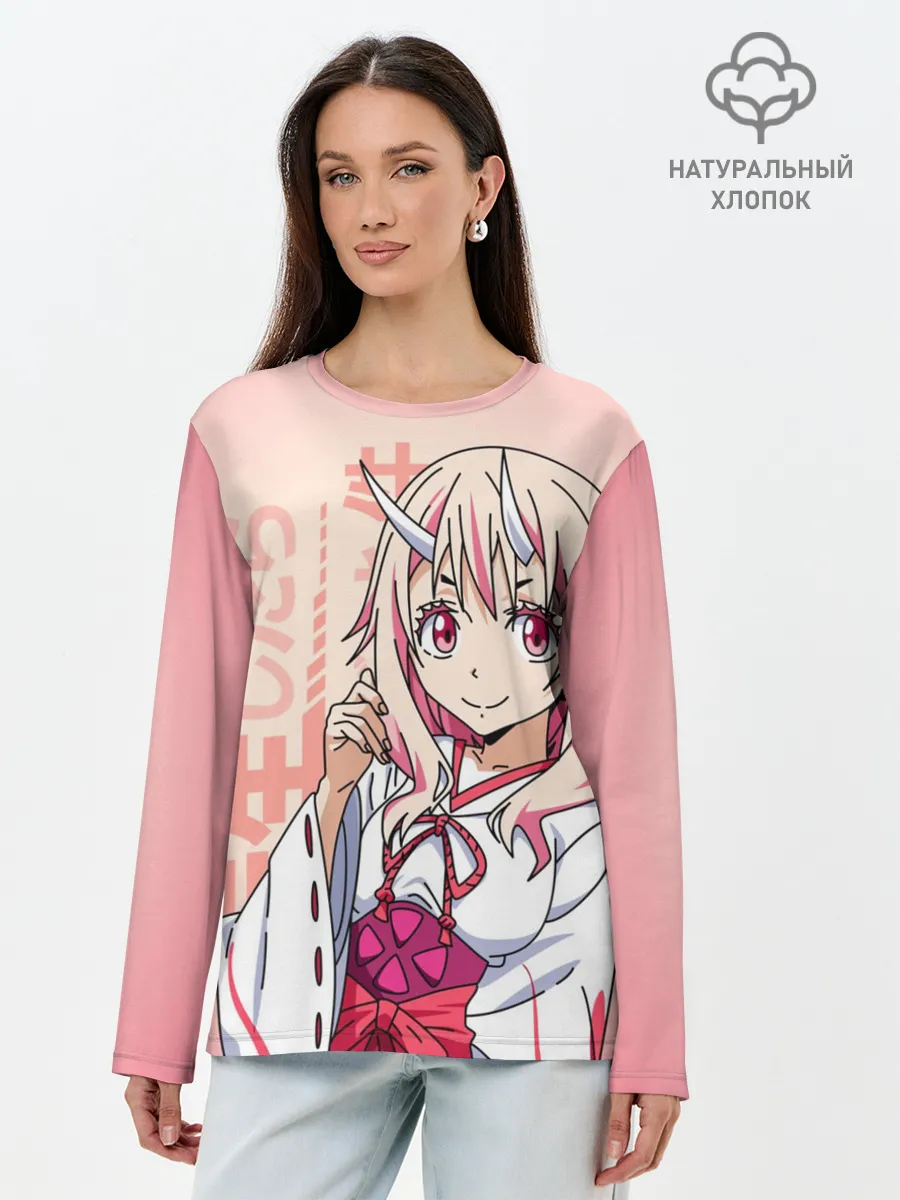 Лонгслив женский. Хлопок / TenSura, Шуна