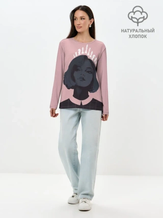 Лонгслив женский. Хлопок / Sweet Queen
