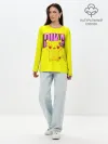 Лонгслив женский. Хлопок / ПИКАЧУ | PIKACHU