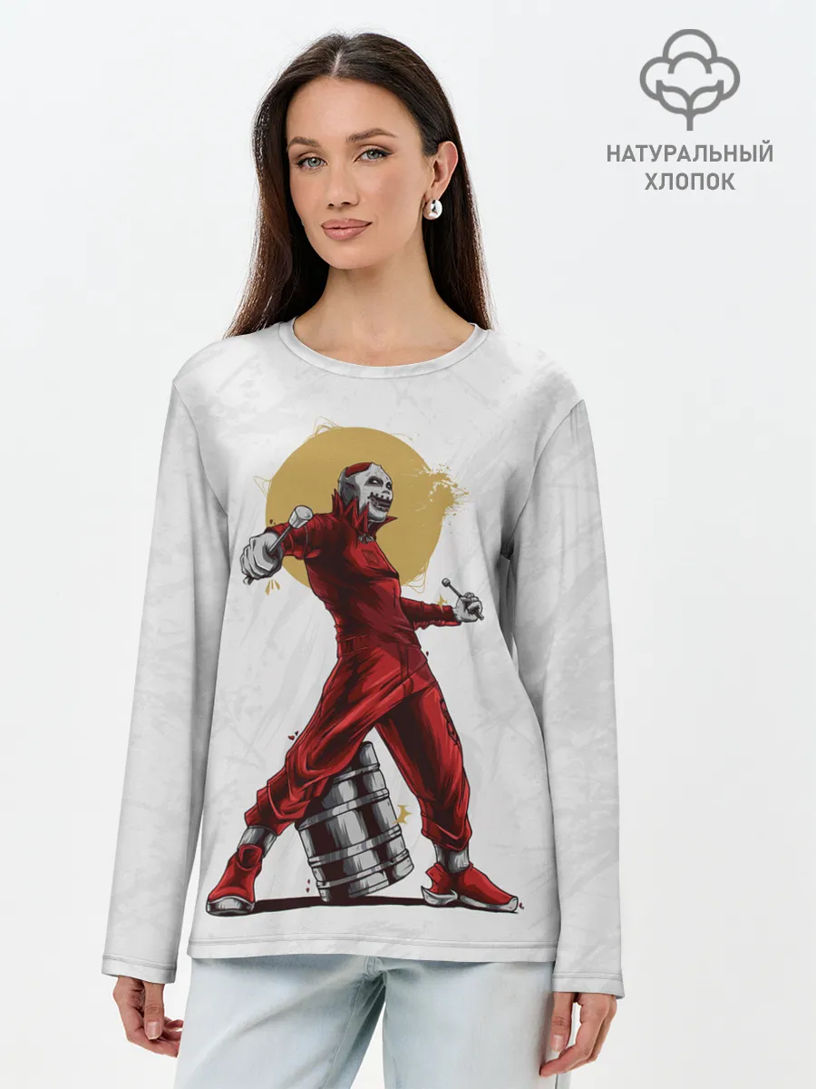 Лонгслив женский. Хлопок / JOES JORDISON | SLIPKNOT | СЛИПКНОТ