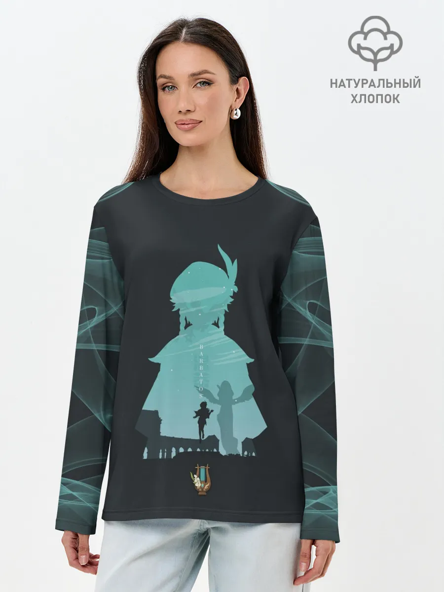 Лонгслив женский. Хлопок / ВЕНТИ | VENTI | ГЕНШИН