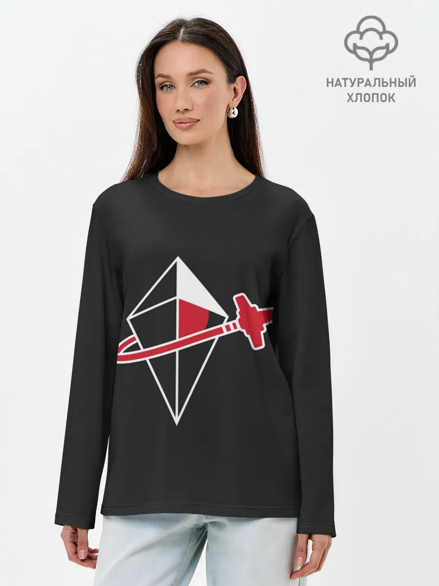 Лонгслив женский. Хлопок / Вокруг Атласа