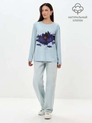 Лонгслив женский. Хлопок / Atlas