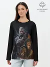 Лонгслив женский. Хлопок / Witcher III