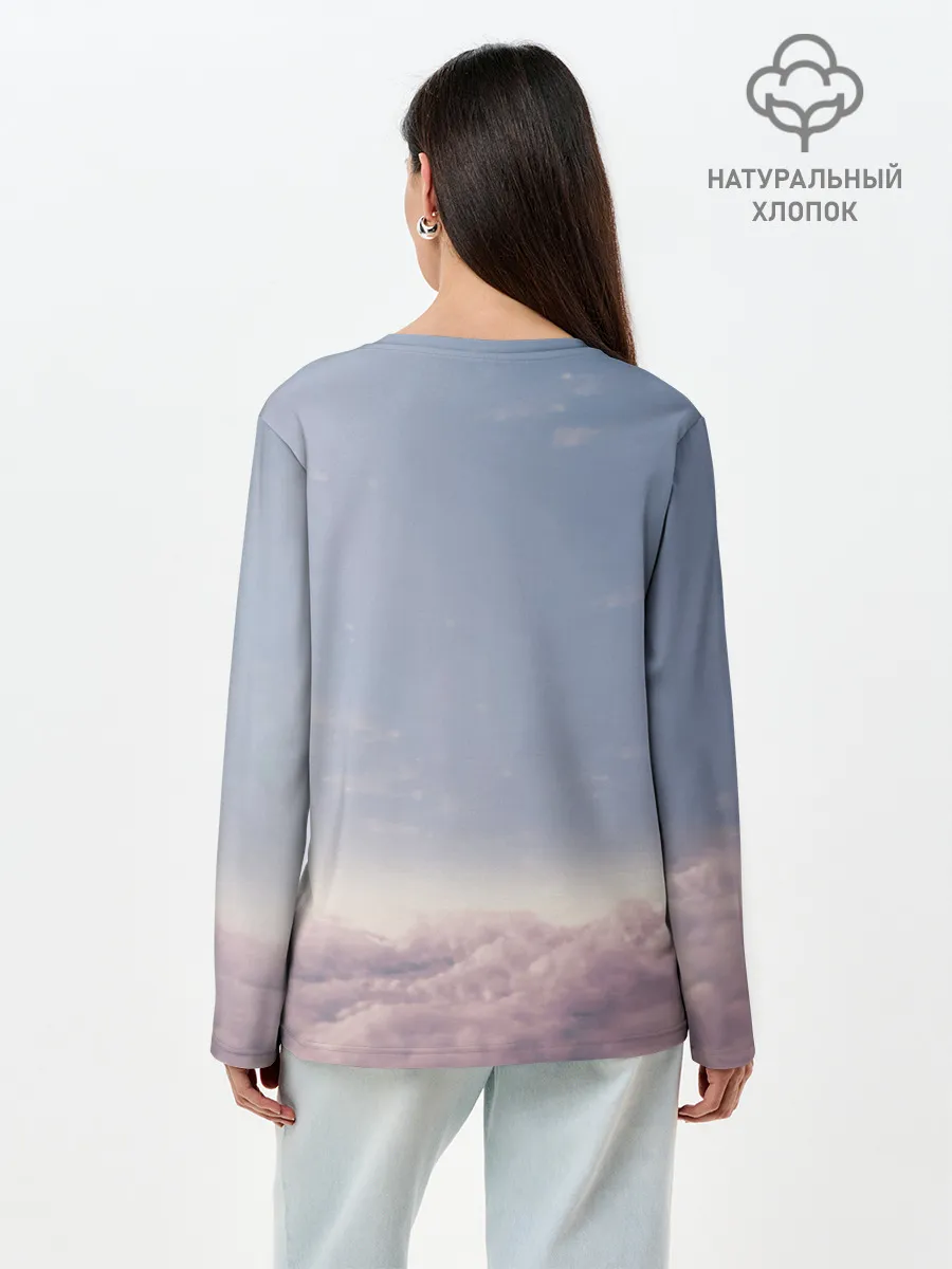 Лонгслив женский. Хлопок / No mans sky