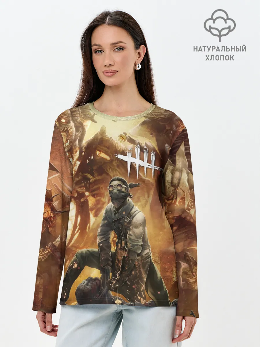 Лонгслив женский. Хлопок / Dead by Daylight убийцы