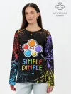 Лонгслив женский. Хлопок / SIMPLE DIMPLE ИГРУШКА