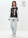Лонгслив женский. Хлопок / Карма Акабане | Класс Убийц