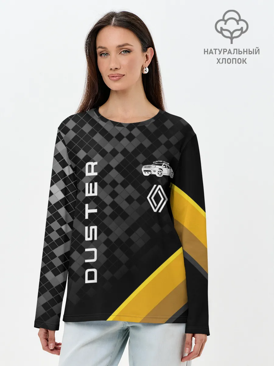 Лонгслив женский. Хлопок / Рено Дастер