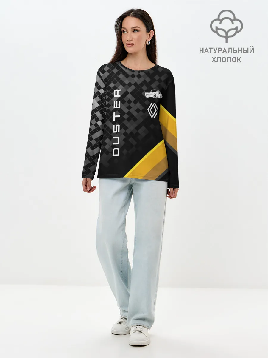 Лонгслив женский. Хлопок / Рено Дастер