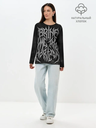 Лонгслив женский. Хлопок / Bring Me the Horizon