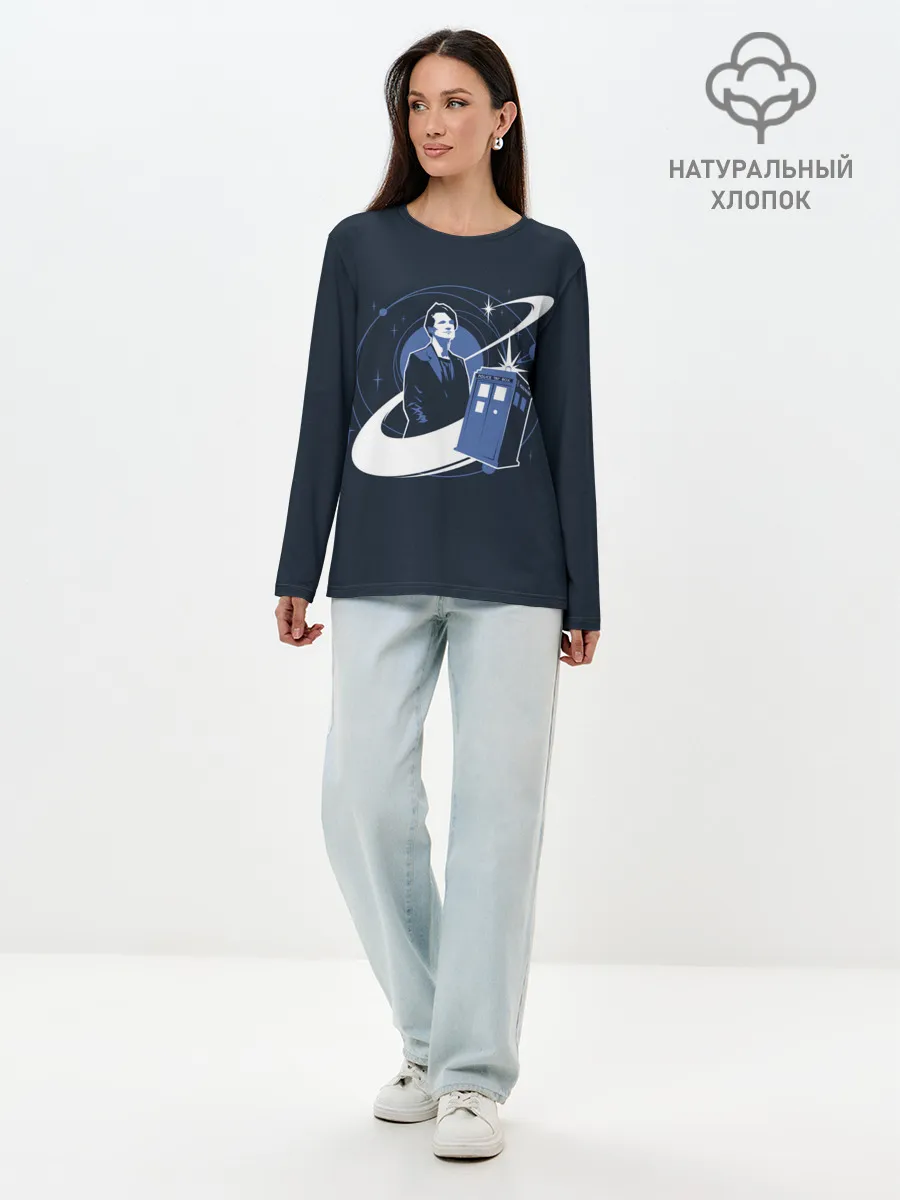Лонгслив женский. Хлопок / MATT SMITH