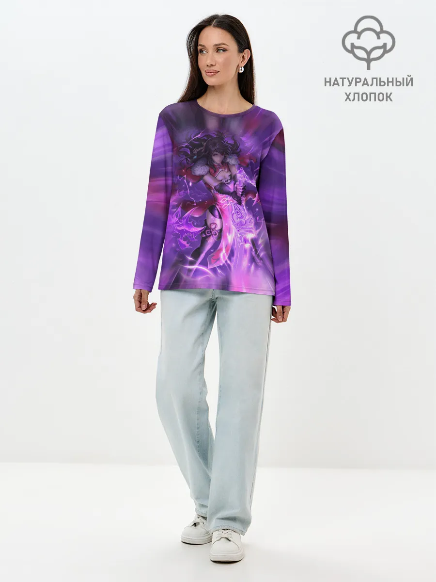 Лонгслив женский. Хлопок / Genshin Impact | Геншин Импакт