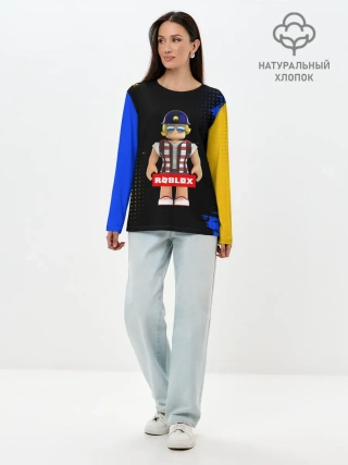 Лонгслив женский. Хлопок / ROBLOX | РОБЛОКС