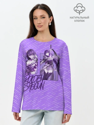 Лонгслив женский. Хлопок / Сёгун Райден