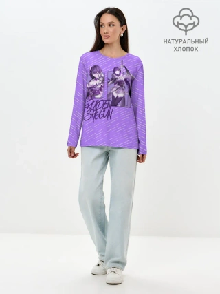 Лонгслив женский. Хлопок / Сёгун Райден