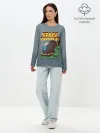 Лонгслив женский. Хлопок / Boss | Space Invaders | Old game