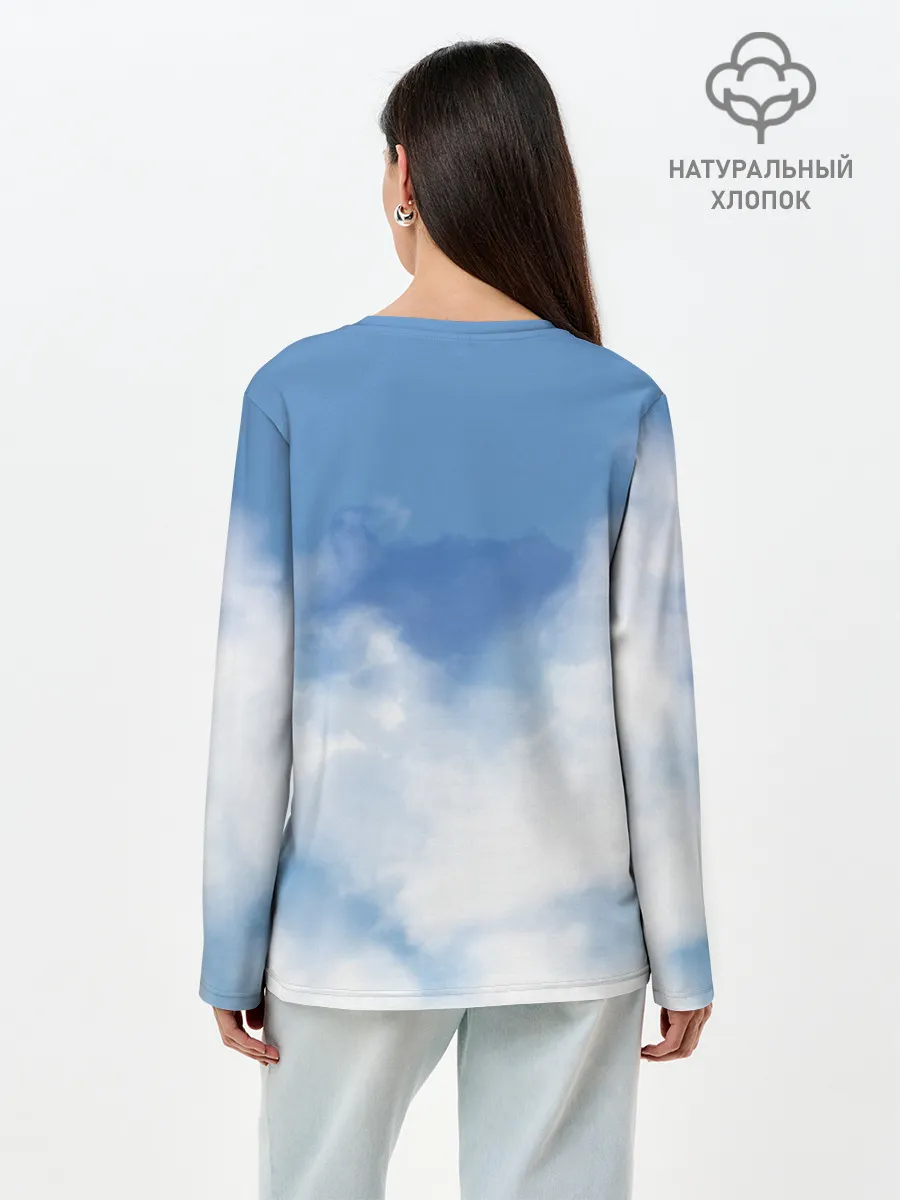 Лонгслив женский. Хлопок / Воздух