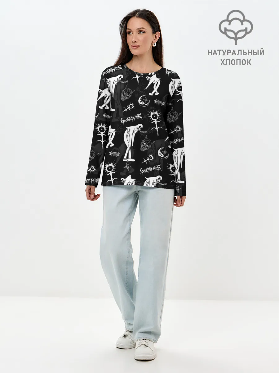 Лонгслив женский. Хлопок / Ghostemane