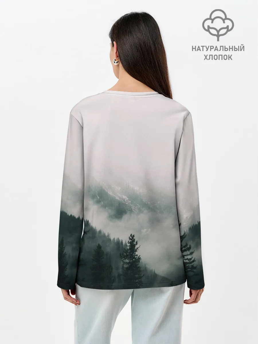 Лонгслив женский. Хлопок / FENRIR | РУНЫ | RUNES