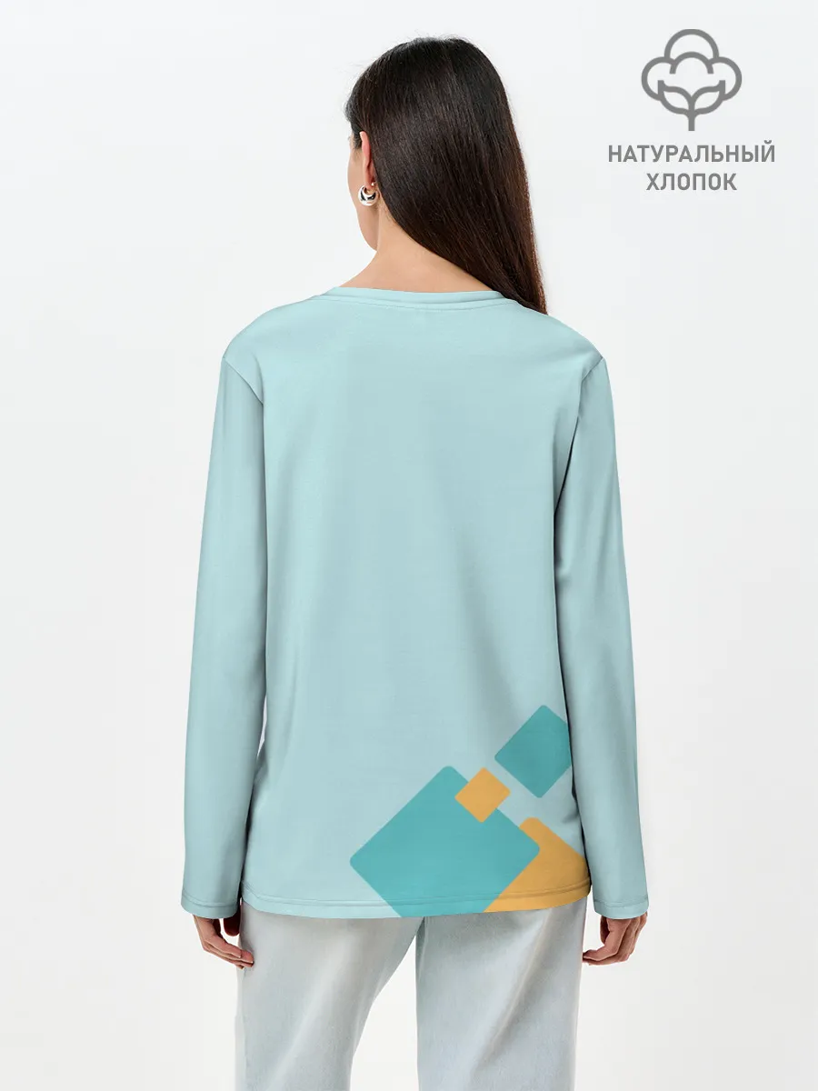 Лонгслив женский. Хлопок / Рэона Кисараги