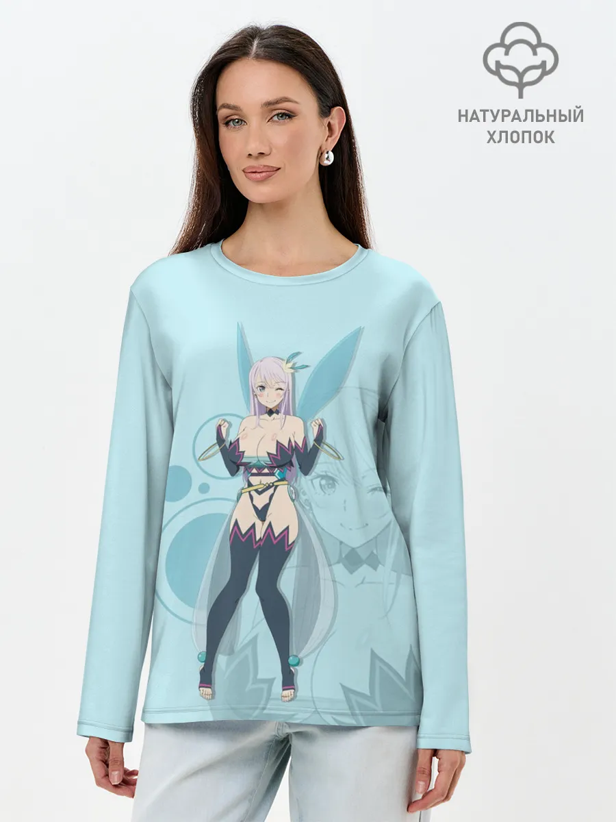 Лонгслив женский. Хлопок / Fairy Reona