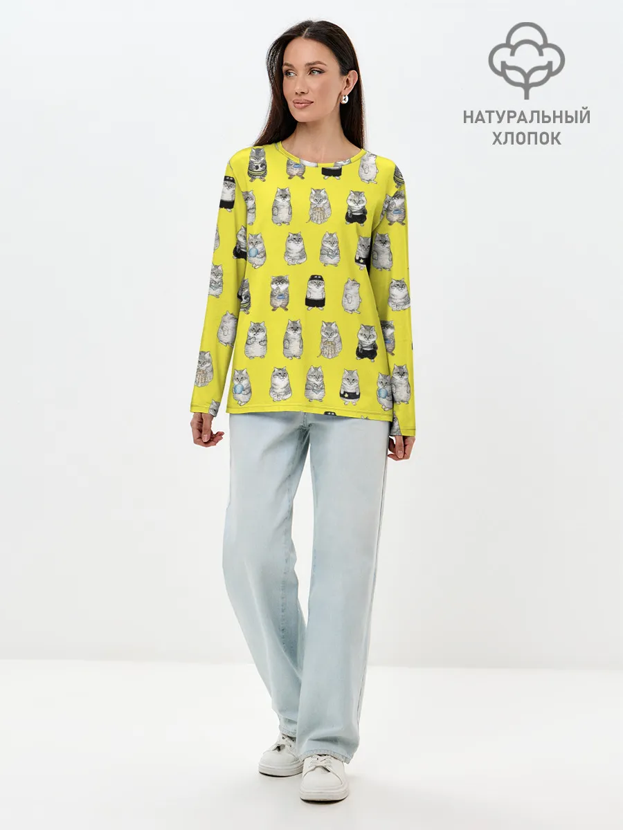 Лонгслив женский. Хлопок / Я, Цусима