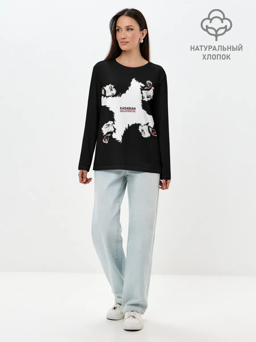 Лонгслив женский. Хлопок / KASABIAN