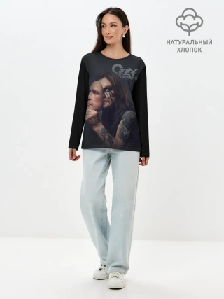 Лонгслив женский. Хлопок / Ozzy Osbourne