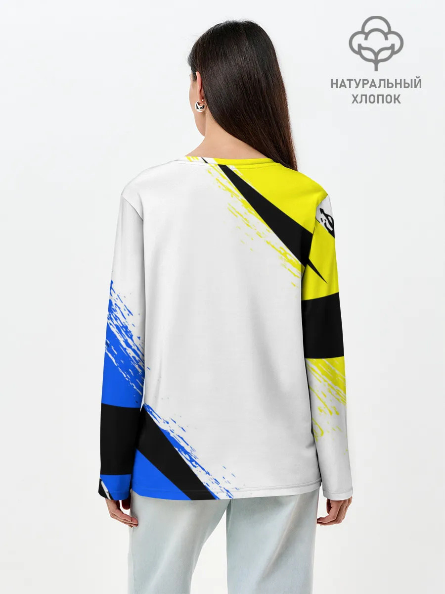 Лонгслив женский. Хлопок / СУПЕР СОНИК