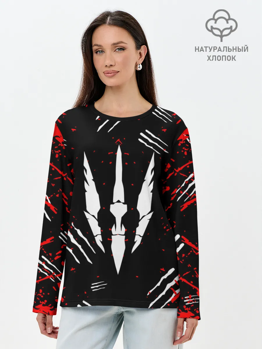Лонгслив женский. Хлопок / The Witcher 2 : Убийцы королей