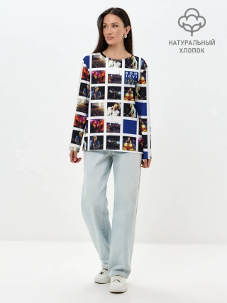 Лонгслив женский. Хлопок / The Crush Tour - Bon Jovi