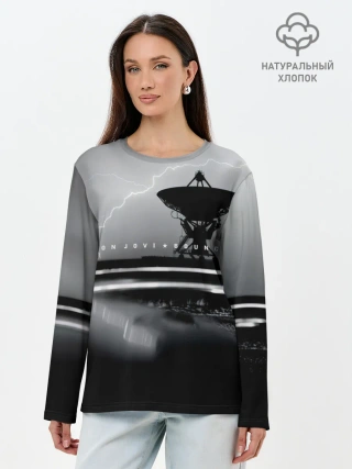 Лонгслив женский. Хлопок / Bounce - Bon Jovi