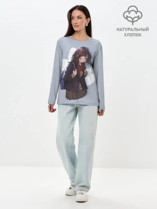 Лонгслив женский. Хлопок / Sayu