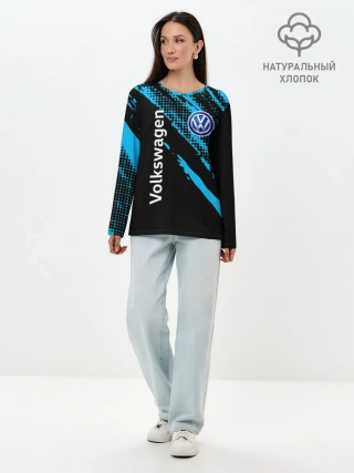Лонгслив женский. Хлопок / Volkswagen / Фольксваген