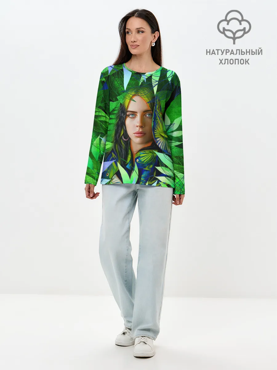 Лонгслив женский. Хлопок / BILLIE EILISH | БИЛЛИ АЙЛИШ