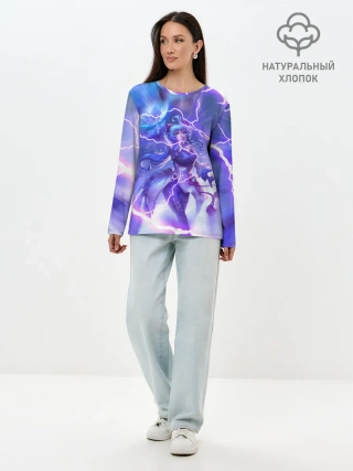 Лонгслив женский. Хлопок / Genshin Impact | Геншин Импакт