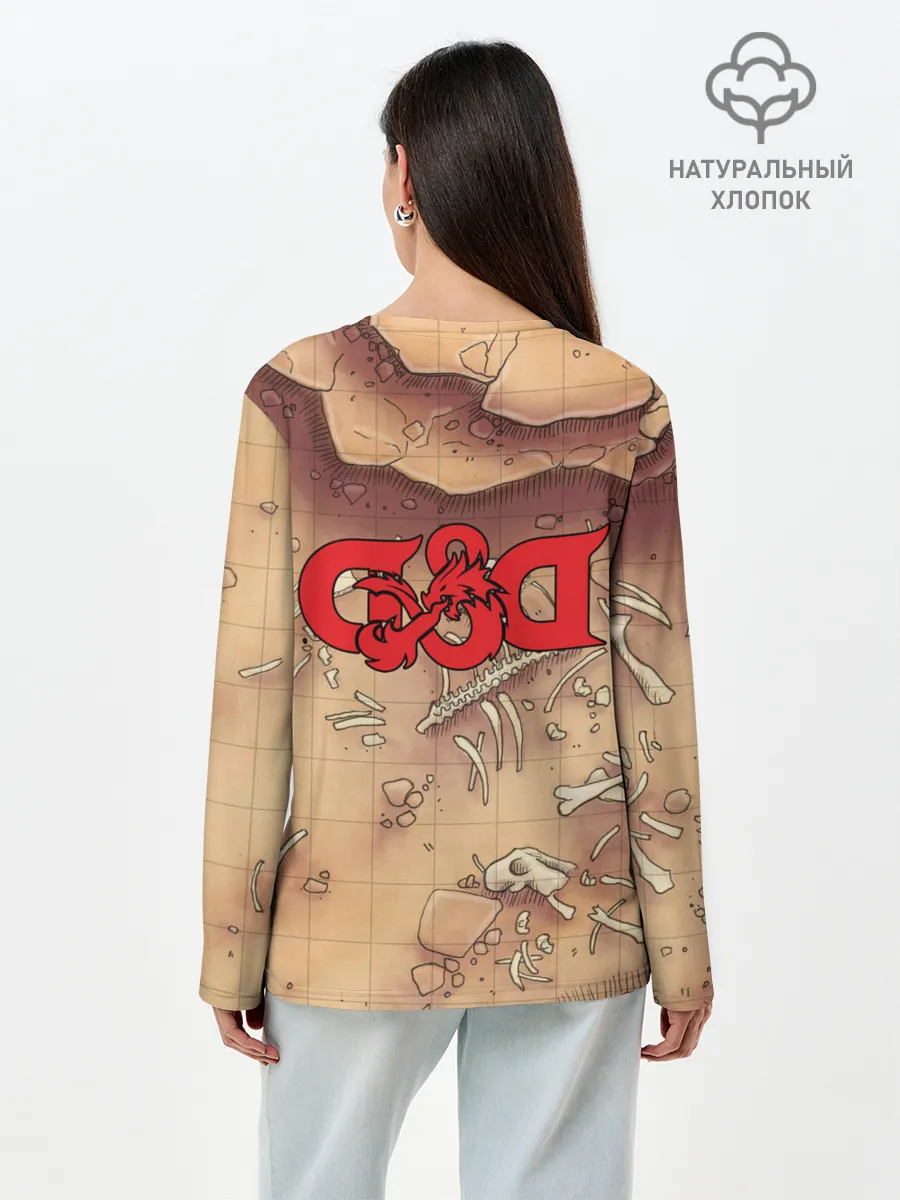 Лонгслив женский. Хлопок / Dungeons and Dragons | D&D