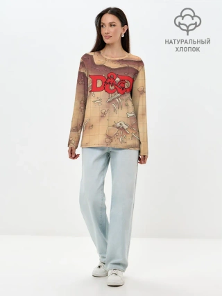 Лонгслив женский. Хлопок / Dungeons and Dragons | D&D