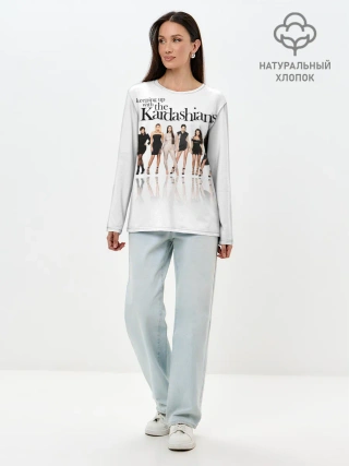 Лонгслив женский. Хлопок / Keeping up with Kardashians